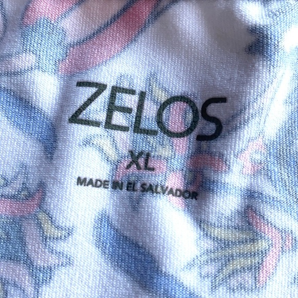 ZELOS tribal print sports bra, size XL - Picture 3 of 7